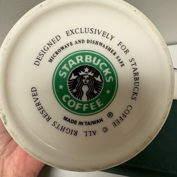 Vintage Starbucks Barista Christmas Holiday Market Scene Mug Made in Taiwan - Picture 6 of 7